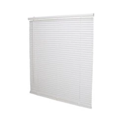 Simple Spaces PVCMB-6A Blind, 64 In L, 31 In W, Vinyl, White(Simple Spaces Pvcmb 6a Cordless Mini Blind 64 In L 31 In W Vinyl White)