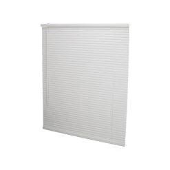 Simple Spaces PVCMB-9A Blind, 64 In L, 34 In W, Vinyl, White(Simple Spaces Pvcmb 9a Cordless Mini Blind 64 In L 34 In W Vinyl White)