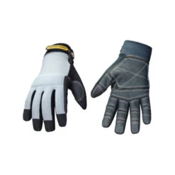 Youngstown Glove 04-3070-70-M All-Purpose, Heavy-Duty Work Gloves, Men's, M, Brow Wipe Thumb, Hook-and-Loop Cuff, Gray(Youngstown Glove 04 3070 70 M All Purpose Heavy Duty Work Gloves Mens M Brow Wipe Thumb Hook And Loop Cuff)