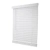 Simple Spaces FWMB-12 Blind, 64 In L, 31 In W, Faux Wood, White(Simple Spaces Fwmb 12 Cordless Mini Blind 64 In L 31 In W Faux Wood White) -ShopKoopman Store 0269399 22493303 8b45 49f1 a6ab 5df255f7f21c
