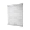 Simple Spaces FWMB-13 Blind, 64 In L, 32 In W, Faux Wood, White(Simple Spaces Fwmb 13 Cordless Mini Blind 64 In L 32 In W Faux Wood White)