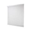Simple Spaces FWMB-20 Blind, 64 In L, 47 In W, Faux Wood, White(Simple Spaces Fwmb 20 Cordless Mini Blind 64 In L 47 In W Faux Wood White)