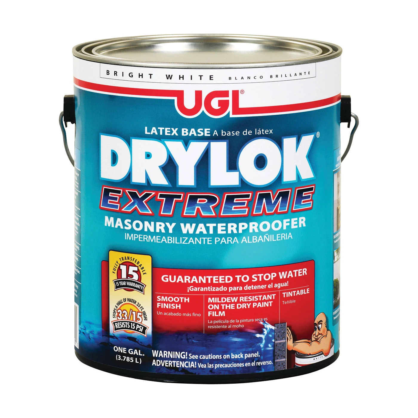 UGL DRYLOK EXTREME 28613 Masonry Waterproofer, White, Liquid, 1 Gal Pail(Ugl Drylok Extreme 28613 Masonry Waterproofer White Liquid 1 Gal Package Pail) 3 UGL DRYLOK EXTREME 28613 Masonry Waterproofer, White, Liquid, 1 Gal Pail(Ugl Drylok Extreme 28613 Masonry Waterproofer White Liquid 1 Gal Package Pail)