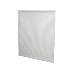 Simple Spaces PVCMB-19A Blind, 72 In L, 35 In W, Vinyl, White(Simple Spaces Pvcmb 19a Cordless Mini Blind 72 In L 35 In W Vinyl White)