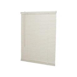 Simple Spaces PVCMB-0AA Blind, 42 In L, 23 In W, Vinyl, Alabaster(Simple Spaces Pvcmb 0aa Cordless Mini Blind 42 In L 23 In W Vinyl Alabaster)