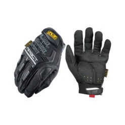 Mechanix Wear M-Pact Series MPT-58-009 Work Gloves, Men's, M, 9 In L, Reinforced Thumb, Hook-and-Loop Cuff, Black/Gray(Mechanix Wear Mpt 58 009 Impact Gloves Mens M 9 In L Reinforced Thumb Hook And Loop Cuff Synthetic Leather)
