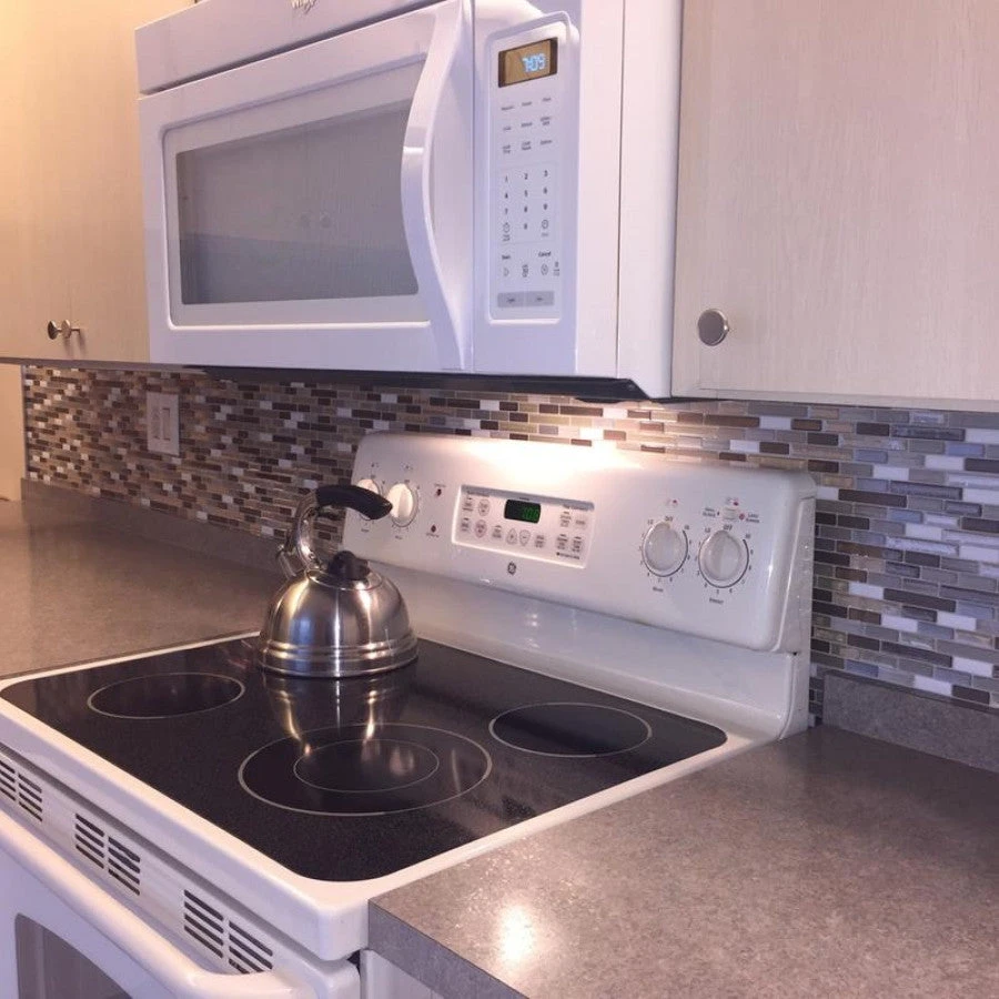 Smart Tiles SM1053-1 Mosaic Wall Tile, 10.2 In L, 9.1 In W, 1/8 In Thick, Composite Vinyl, Beige/Tan, Gloss(Smart Tiles Sm1053 1 Mosaic Wall Tile 10 2 In L 9 1 In W 1 8 In Thick Composite Vinyl Beige Tan Gloss) 5 Smart Tiles SM1053-1 Mosaic Wall Tile, 10.2 In L, 9.1 In W, 1/8 In Thick, Composite Vinyl, Beige/Tan, Gloss(Smart Tiles Sm1053 1 Mosaic Wall Tile 10 2 In L 9 1 In W 1 8 In Thick Composite Vinyl Beige Tan Gloss) - Image 3