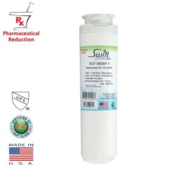 SWIFT GREEN FILTERS SGF-MSWF/G23 Refrigerator Water Filter, 0.5 Gpm, 0.5 Um Filter(Swift Green Filters Sgf Mswf G23 Refrigerator Water Filter 0 5 Gpm 0 5 Um Filter)