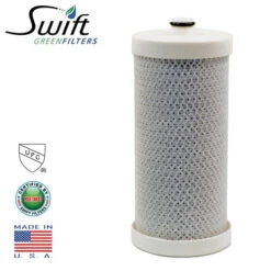 SWIFT GREEN FILTERS SGF-WFCB/F1 Refrigerator Water Filter, 0.5 Gpm, Coconut Shell Carbon Block Filter Media(Swift Green Filters Sgf Wfcb F1 Refrigerator Water Filter 0 5 Gpm Coconut Shell Carbon Block Filter Media)