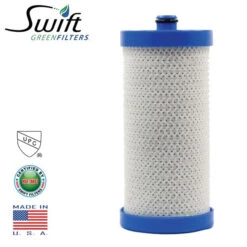 SWIFT GREEN FILTERS SGF-WF1CB/F2 Refrigerator Water Filter, 0.5 Gpm, Coconut Shell Carbon Block Filter Media(Swift Green Filters Sgf Wf1cb F2 Refrigerator Water Filter 0 5 Gpm Coconut Shell Carbon Block Filter Media)