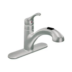 Moen Renzo Glacier CA87316SRS Kitchen Faucet, 1.5 Gpm, 1-Faucet Handle, Stainless Steel, Stainless Steel, Deck Mounting(Moen Renzo Glacier Ca87316srs Kitchen Faucet 1 5 Gpm 1 Faucet Handle Stainless Steel Stainless Steel)