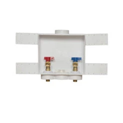 Oatey Quadtro 38529 Washing Machine Outlet Box, 1/2 In Sweat Connection, Brass/Polystyrene(Oatey Quadtro 38529 Washing Machine Outlet Box 1 2 In Connection Brass Polystyrene Brown)