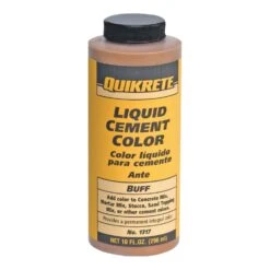 Quikrete 131702 Cement Color, Buff, Liquid, 10 Oz Bottle(Quikrete 131702 Cement Color Buff Liquid 10 Oz Package Bottle)