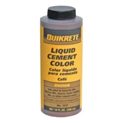 Quikrete 131701 Cement Color, Brown, Liquid, 10 Oz Bottle(Quikrete 131701 Cement Color Brown Liquid 10 Oz Package Bottle)