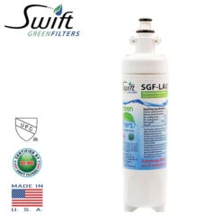 SWIFT GREEN FILTERS SGF-LA07 Refrigerator Water Filter, 0.5 Gpm, Coconut Shell Carbon Block Filter Media(Swift Green Filters Sgf La07 Refrigerator Water Filter 0 5 Gpm Coconut Shell Carbon Block Filter Media 1)