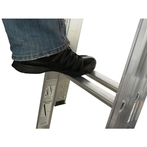 WERNER AA1510B Attic Ladder, 7 Ft To 9 Ft 10 In H Ceiling, 18 X 24 In Ceiling Opening, 12-Step, 250 Lb, Aluminum(Werner Aa1510b Attic Ladder 7 Ft To 9 Ft 10 In H Ceiling 18 X 24 In Ceiling Opening 12 Step 250 Lb Aluminum) 4 WERNER AA1510B Attic Ladder, 7 Ft To 9 Ft 10 In H Ceiling, 18 X 24 In Ceiling Opening, 12-Step, 250 Lb, Aluminum(Werner Aa1510b Attic Ladder 7 Ft To 9 Ft 10 In H Ceiling 18 X 24 In Ceiling Opening 12 Step 250 Lb Aluminum) - Image 2