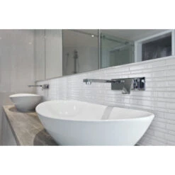 Smart Tiles SM1083-1 Wall Tile, 10.2 In L, 9.63 In W, 0.125 Mm Thick, Vinyl, White, Blanco(Smart Tiles Sm1083 1 Wall Tile 10 2 In L 9 63 In W 0 125 Mm Thick Vinyl White Blanco) -ShopKoopman Store 100069954 2 633ca0c8 7667 4d7d b3e6 fe94ee3bb449