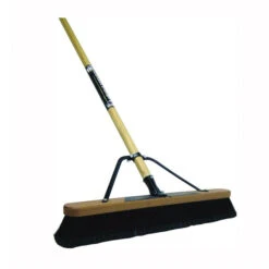 Quickie 00863HDSUTRI Push Broom, 24 In Sweep Face, Polypropylene Bristle, Wood Handle(Quickie 00863hdsutri Push Broom 24 In Sweep Face Polypropylene Bristle Wood Handle)