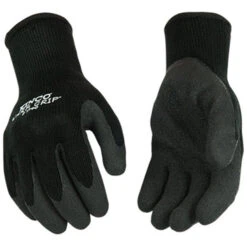 Warm Grip 1790-XL Protective Gloves, Men's, XL, 11 In L, Wing Thumb, Knit Wrist Cuff, Acrylic, Black(Warm Grip 1790 Xl Protective Gloves Mens Xl 11 In L Wing Thumb Knit Wrist Cuff Acrylic Black)
