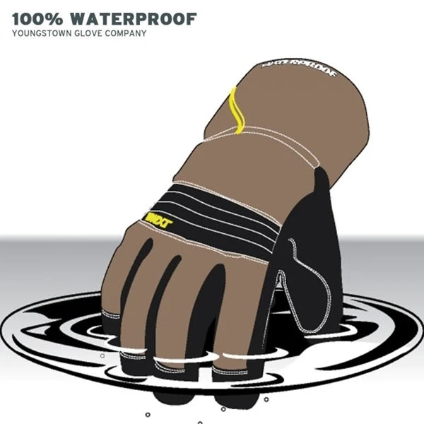 Youngstown Glove 11-3460-60-L Extra-Tough Work Gloves, Men's, L, 9 To 9-1/2 In L, Wing Thumb, Gauntlet Cuff, Black/Tan(Youngstown Glove 11 3460 60 L Extra Tough Work Gloves Mens L 9 To 9 1 2 In L Wing Thumb Gauntlet Cuff) 4 Youngstown Glove 11-3460-60-L Extra-Tough Work Gloves, Men's, L, 9 To 9-1/2 In L, Wing Thumb, Gauntlet Cuff, Black/Tan(Youngstown Glove 11 3460 60 L Extra Tough Work Gloves Mens L 9 To 9 1 2 In L Wing Thumb Gauntlet Cuff) - Image 2