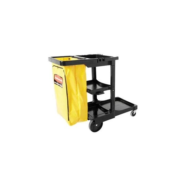 Rubbermaid FG617388BLA Janitor Cleaning Cart, 32 Gal, 46 In OAL, 21.8 In OAW, 38.4 In OAH, Plastic, Black(Rubbermaid Fg617388bla Janitor Cleaning Cart 32 Gal 46 In Oal 21 8 In Oaw 38 4 In Oah Plastic Black) 4 Rubbermaid FG617388BLA Janitor Cleaning Cart, 32 Gal, 46 In OAL, 21.8 In OAW, 38.4 In OAH, Plastic, Black(Rubbermaid Fg617388bla Janitor Cleaning Cart 32 Gal 46 In Oal 21 8 In Oaw 38 4 In Oah Plastic Black) - Image 2
