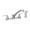 Moen Adler Series 87046 Kitchen Faucet, 1.5 Gpm, 2-Faucet Handle, Stainless Steel, Chrome Plated, Deck Mounting(Moen Adler 87046 Kitchen Faucet 1 5 Gpm 2 Faucet Handle Stainless Steel Chrome Deck Mounting Low Arc Spout) -ShopKoopman Store 100094219