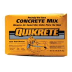 Quikrete 1101-80 Concrete Mix, Gray/Gray-Brown, Granular Solid, 80 Lb Bag(Sakrete 65200390 Concrete Mix Gray Solid 80 Lb Package)