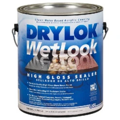 UGL DRYLOK 28913 Wet Look Sealer, Liquid, 1 Gal(Ugl Drylok 28913 Wet Look Sealer Liquid 1 Gal Package)