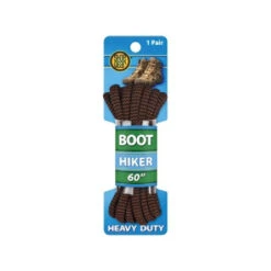 Shoe Gear 1N310-10 Alpine Boot Lace, Round, Black/Brown, 60 In L(Shoe Gear 1n310 10 Alpine Boot Lace Round Black Brown 60 In L 2 Piece Pack)