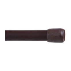 Kenney KN621 Spring Tension Rod, 5/8 In Dia, 48 To 75 In L, Metal, Chocolate(Kenney Kn621 Spring Tension Rod 5 8 In Dia 48 To 75 In L Metal Chocolate)