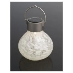 ALLSOP 30454 Solar Lantern, Tea, LED Lamp, White, Battery Included: Yes(Allsop 30454 Solar Lantern Tea Led Lamp White Battery Included Yes) -ShopKoopman Store 101890187 4