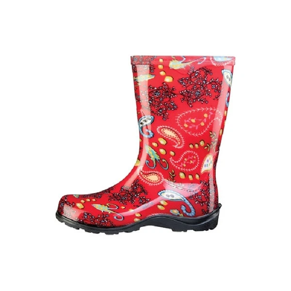 Sloggers 5004RD-08 Rain And Garden Boots, 8 In, Paisley, Red(Sloggers 5004rd 08 Rain And Garden Boots 8 In Paisley Red) 4 Sloggers 5004RD-08 Rain And Garden Boots, 8 In, Paisley, Red(Sloggers 5004rd 08 Rain And Garden Boots 8 In Paisley Red) - Image 2