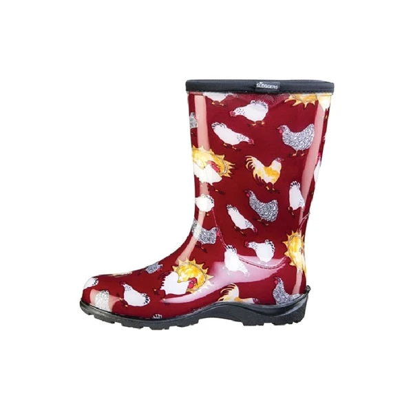 Sloggers 5016CBR-06 Rain And Garden Boots, 6 In, Chicken, Barn Red(Sloggers 5016cbr 06 Rain And Garden Boots 6 In Chicken Barn Red) 4 Sloggers 5016CBR-06 Rain And Garden Boots, 6 In, Chicken, Barn Red(Sloggers 5016cbr 06 Rain And Garden Boots 6 In Chicken Barn Red) - Image 2