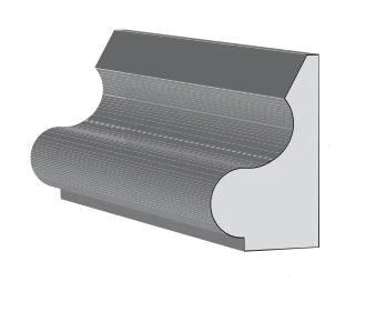 KLEER 5164 Base Moulding Cap, 16 Ft L, PVC(Kleer 5164 Base Cap Moulding 16 Ft L Pvc) 3 KLEER 5164 Base Moulding Cap, 16 Ft L, PVC(Kleer 5164 Base Cap Moulding 16 Ft L Pvc)