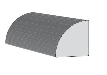 KLEER 5234 Quarter Round Moulding, 16 Ft L, PVC(Kleer 5234 Quarter Round Moulding 16 Ft L Pvc) 3 KLEER 5234 Quarter Round Moulding, 16 Ft L, PVC(Kleer 5234 Quarter Round Moulding 16 Ft L Pvc)