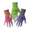 BOSS LADYFINGER 8438XS Coated Gloves, Women's, XS, Nitrile Coating, Nylon Glove, Green/Pink/Purple(Boss Ladyfinger 8438xs Coated Gloves Womens Xs Nitrile Coating Nylon Glove Green Pink Purple) -ShopKoopman Store 102329322