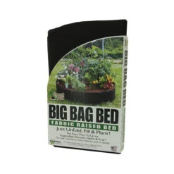 BIG BAG BED H68 12015RB Raised Bed, 24 In L, 8 In W, Black(Big Bag Bed H68 12015rb Raised Bed 24 In L 8 In W Black)