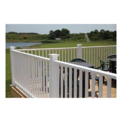 RDI Endurance Original Rail 73019104 Stair Rail Kit, Square Baluster, Vinyl, White(Rdi Endurance Original Rail 73019104 Stair Rail Kit Square Baluster Vinyl White) -ShopKoopman Store 102341506 2