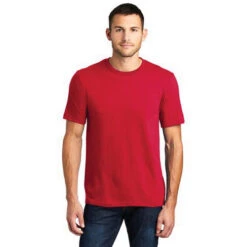 DISTRICT Very Important Tee Series DT6000R3L T-Shirt, L, Cotton, Red, Rib-Knit Collar, Short Sleeve(District Very Important Tee Dt6000r3l T Shirt L Cotton Red Rib Knit Collar Short Sleeve 1)
