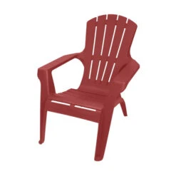 Gracious Living Adirondack II 11482-26ADI CH28 Crimson Red Chair(Gracious Living Adirondack Ii 11482 26adi Chair 29 3 4 In W 35 1 4 In D 33 1 2 In H Resin Seat Resin Frame)