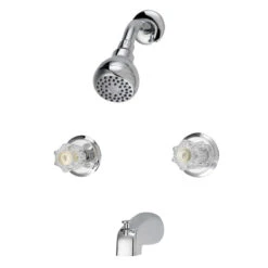 Boston Harbor GU-TQOB016CP Tub And Shower Faucet, Fixed Mount Showerhead, 1.75 Gpm Showerhead, 1 Spray Settings(Boston Harbor Gu Tqob016cp Tub And Shower Faucet Fixed Mount Showerhead 1 75 Gpm Showerhead 1 Spray Settings)