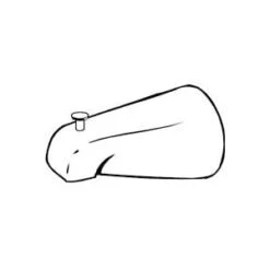 Plumb Pak PP825-36N Bathtub Spout, 2-3/4 In L, 3/4 In Connection, IPS, Brushed Nickel, For: 1/2 In Or 3/4 In Pipe(Plumb Pak Pp825 36n Bathtub Spout 2 3 4 In L 3 4 In Connection Ips Brushed Nickel For 1 2 In Or 3 4 In Pipe)