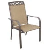Seasonal Trends C4254SJ33SL04 Dining Sling Chair, 26.46 In W, 100.59 In H, Steel Frame, Brown Frame(Seasonal Trends C4254sj33sl04 Dining Sling Chair 26 46 In W 100 59 In H Steel Frame Brown Frame)