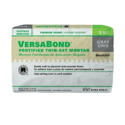 CUSTOM VersaBond Flex MTSG25 Thin-Set Mortar, Gray, Powder, 25 Lb Bag(Custom Versabond Flex Mtsg25 Thin Set Mortar Gray Powder 25 Lb Package Bag)