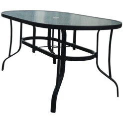Seasonal Trends 69864 Dining Table, 36 In W, 60 In L, Glass(Seasonal Trends 69864 Dining Table 36 In W 60 In L Glass)