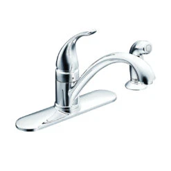 Moen Torrance Series CA87480 Kitchen Faucet, 1.5 Gpm, 1-Faucet Handle, Stainless Steel, Chrome Plated, Deck Mounting(Moen Torrance Ca87480 Kitchen Faucet 1 5 Gpm 1 Faucet Handle Stainless Steel Chrome Deck Mounting)