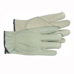 Boss 4068M Gloves, M, Keystone Thumb, Open, Shirred Elastic Back Cuff, Leather, Natural(Boss 4068m Driver Gloves M Keystone Thumb Open Shirred Elastic Back Cuff Leather Natural)
