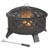 Seasonal Trends KLF-150509 Fire Pit, 32 In OAW, 32 In OAD, 22-3/4 In OAH, Round, Steel(Seasonal Trends Klf 150509 Fire Pit 32 In Oaw 32 In Oad 22 3 4 In Oah Round Steel) -ShopKoopman Store 3465127