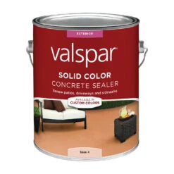 Valspar 82020 Series 82024 Solid Color Concrete Sealer, Clear, Liquid, 1 Gal Pail(Valspar 82020 Series 82024 Solid Color Concrete Sealer Clear Liquid 4 Gal Package Pail)
