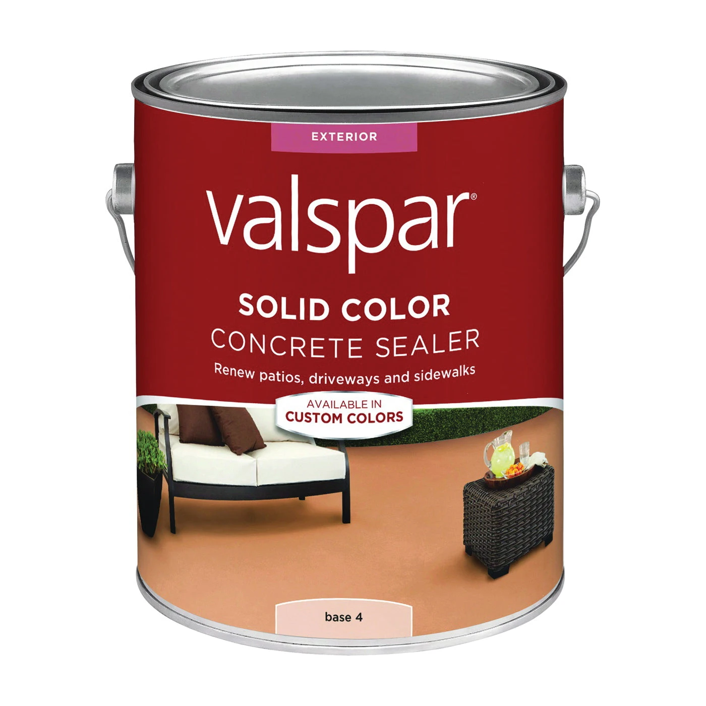 Valspar 82020 Series 82024 Solid Color Concrete Sealer, Clear, Liquid, 1 Gal Pail(Valspar 82020 Series 82024 Solid Color Concrete Sealer Clear Liquid 4 Gal Package Pail) 3 Valspar 82020 Series 82024 Solid Color Concrete Sealer, Clear, Liquid, 1 Gal Pail(Valspar 82020 Series 82024 Solid Color Concrete Sealer Clear Liquid 4 Gal Package Pail)